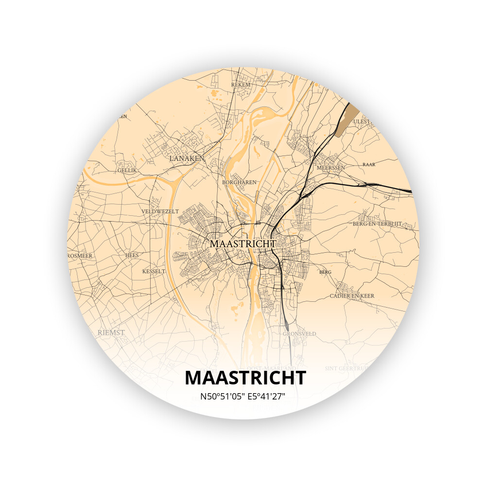 Cirkel poster van Maastricht